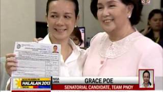 Senate victory for dad Grace Poe says [upl. by Willdon]