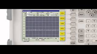 Aeroflex 3920 Tracking Generator Cable Loss Procedure [upl. by Mungovan]