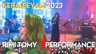 Keraleeyam 2023  Star Performance by Rimi Tomy in Mega Music Show  Central Stadium Trivandrum [upl. by Rosalynd]