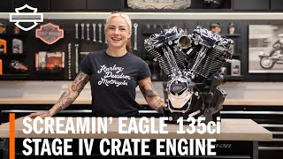 HarleyDavidson Screamin Eagle 135ci Stage IV Performance Crate Engine Overview [upl. by Norha]