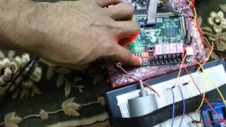 DC Motor Speed Control using FPGAs OPEN LOOP [upl. by Brie]