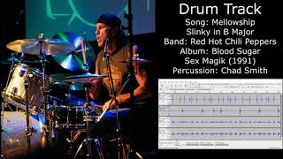 Mellowship Slinky in B Major Red Hot Chili Peppers • Drum Track [upl. by Cence]