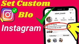 ✨ How to Set Custom Fonts on Your Instagram Bio Stand Out Now 📱 [upl. by Ylrbmik]