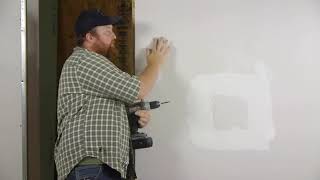 How to Install SelfDrilling Drywall Anchors [upl. by Demmer485]