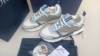 Dhgate Dior b22 sneakers unboxing [upl. by Krug]