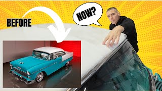 Cleaning the Dirtiest Classic Car 1955 Chevrolet Belair [upl. by Maxey]