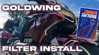 How To Install Air Filter 2023 Honda Goldwing [upl. by Imoyaba]