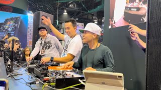 Laidback Luke x DJ Qbert full performance at NAMM 2024 [upl. by Adriene413]