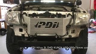 PDI Hilux D4D KUN26 Intercooler [upl. by Irpak448]