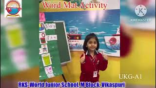 Word Mat Activity  RKS  World Junior School Vikaspuri [upl. by Wolram]