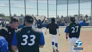 CSUSB Baseball College World Series ABC7 Interview [upl. by Cassius]