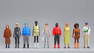 DIGITAL FASHION in Blender [upl. by Enelear313]