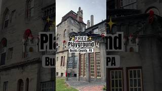 Free castle playground in Doylestown PA [upl. by Ateekal]