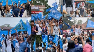 KSU വിനെ ചരിത്ര വിജയത്തിലേക്ക്‌ നയിച്ച കലാശകൊട്ട് 💙 Government college Trivandrum lawcollage [upl. by Gypsie]