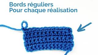 Comment obtenir des Bords réguliers au crochet [upl. by Celin]