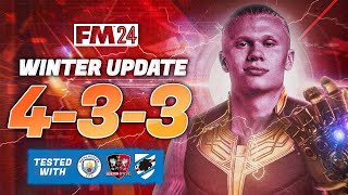 FM24 WINTER UPDATE 433 TACTIC  GYRs Thanos v2 [upl. by Ardelle]