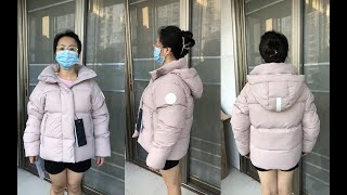 Canada Goose Womens Junction Parka Pastels Try On Review [upl. by Theodoric]