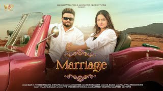 Marriage  Jelly  Hobby Dhaliwal amp Bhavika  Harsh Wadhwa  Latest Punjabi Songs 2024 [upl. by Aneloaup4]