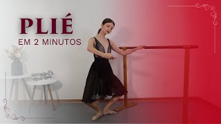 DEMI PLIÉ em 2 minutos  Ballet clássico [upl. by Wolfe215]