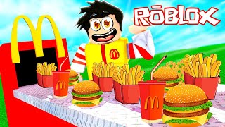 HAMBURGER KRALI OLDUM 🍔 Roblox Burger Rush Tycoon [upl. by Ecinna]