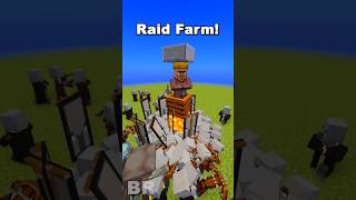 Raid Farm Minecraft 121 shorts [upl. by Sivra]