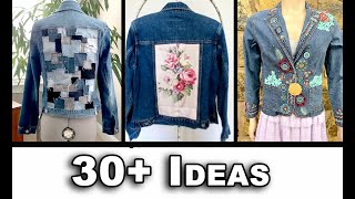 30 Jean Jacket Upcycle Ideas to Update Your Wardrobe [upl. by Dunc161]