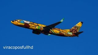 Decolagem em Campinas Viracopos GOL 737800 GÊMEOS [upl. by Ykroc]