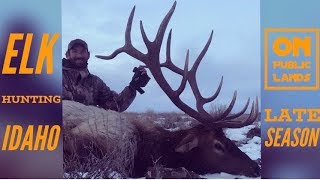 Elk Hunting Idaho late season tactics and gear [upl. by Ranie533]