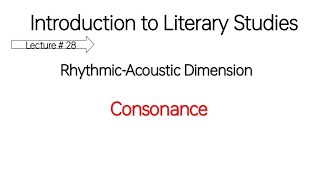 Intro to Literary Studies 28 What is Consonance with Examples explained in UrduHindi [upl. by Austreng]