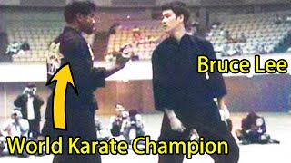 Bruce Lee is Way Too FAST for Karate World Champion [upl. by Marcin]