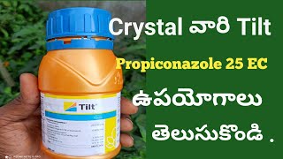 Crystal Crop Tilt  Fungicide details in Telugu  Mana Rythu [upl. by Wooldridge]