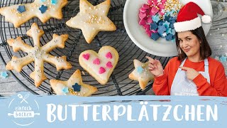 Einfache Butterplätzchen – die weltbesten Weihnachtsplätzchen🎅🎄 I Einfach Backen [upl. by Wilone]