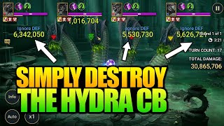 NEW WAY ON HOW TO GET INSANE DAMAGE ON THE HYDRA CLAN BOSS RAID SHADOW LEGENDS [upl. by Oidivo]