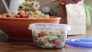 How to Make Zesty Quinoa Salad  Salad Recipe  Allrecipescom [upl. by Ahsiki]