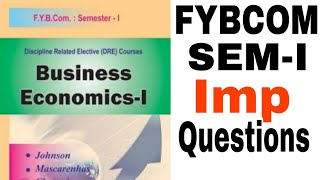 FYBCOM SEM I Economic Imp questions  Most Imp questions  Atul Sir Fybcomsem1 impquestion [upl. by Anaerol345]