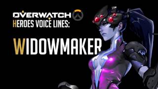 Overwatch  Widowmaker All Voice Lines [upl. by Christalle846]