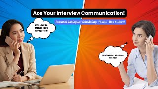 English Conversation  Master Essential Interview Dialogues for Scheduling FollowUps [upl. by Mlawsky]