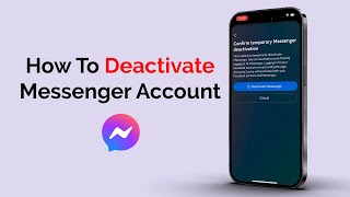 How To Deactivate a Messenger Account [upl. by Salohci]