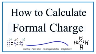 Formal Charges Calculating Formal Charge [upl. by Annayat638]