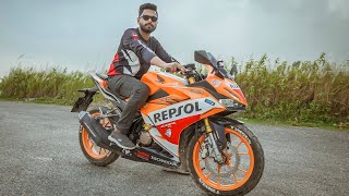 HONDA CBR REPSOL DETAILED REVIEW AFTER 5000 KM  SAKIB SHOIKOT [upl. by Anas]