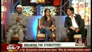 3Dr Zakir Naik Shahrukh Khan Soha Ali Khan on NDTV with Barkha Dutt [upl. by Norrahc]