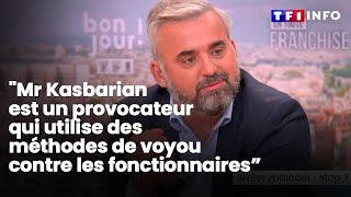 quotKasbarian est un provocateur avec des méthodes de voyou contre les fonctionnairesquot Alexis Corbière [upl. by Nerat176]