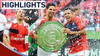 Arsenal 30 Manchester City  Community Shield 2014  Goals amp Highlights [upl. by Terry797]