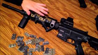 Magpul XTM Rail Cover Panel Review  FDE Black Foliage Olive [upl. by Arimaj]