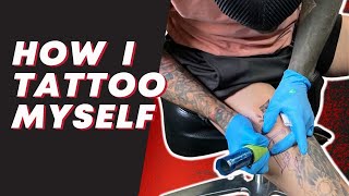 Tattooing Yourself For Beginners [upl. by Lipson962]