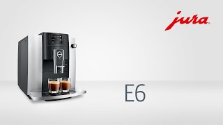 JURA E6  Kaffeevollautomat  Fully automatic coffee machine [upl. by Daub636]