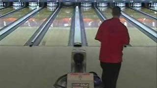 Incredible two handed bowling release [upl. by Lebna]