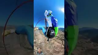 3000 feat ki unchai Se Gir Gaya paragliding parachute [upl. by Enywtna526]