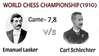 Lasker vs Schlechter World Chess Championship1910  Chess World Cup  Best Chess Games chess [upl. by Aseel]