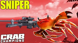 ASSASSIN Sniper vs Nightmare Difficulty OO  Crab Champions Gameplay [upl. by Alioz]